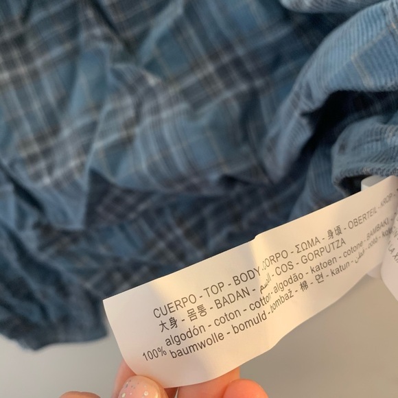 Zara Check Top - Picture 7 of 8